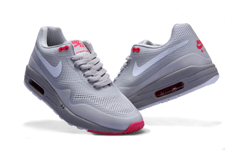 New Men'S Nike Air Max Lightgrey/Deeppink